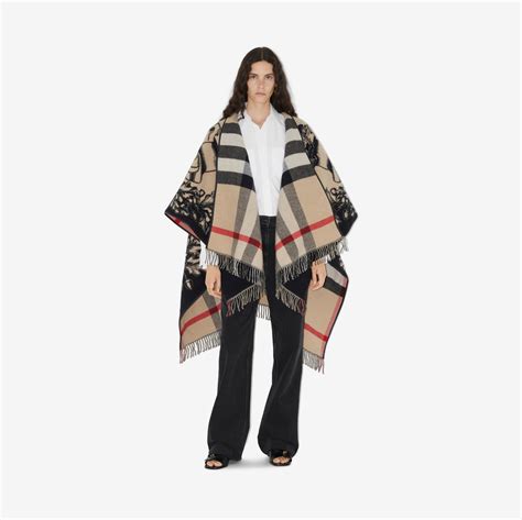 burberry ekd wool cape|Burberry EKD Wool Cape .